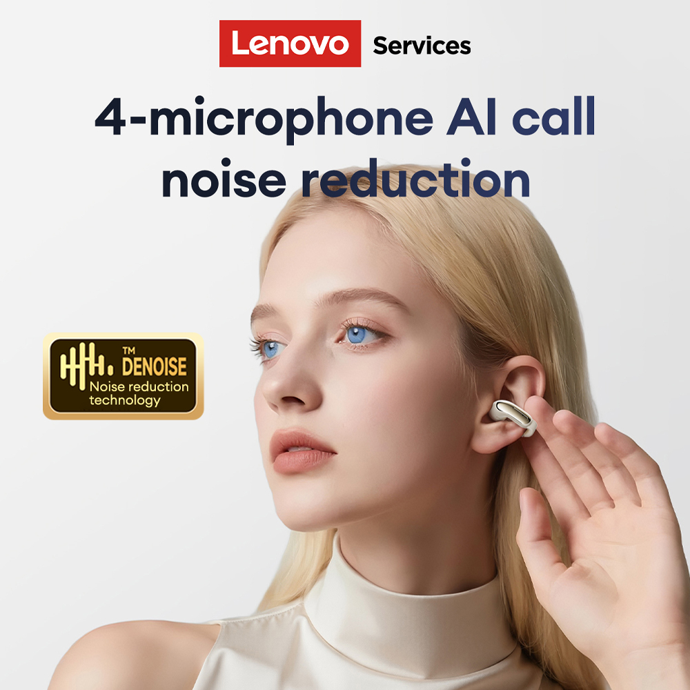 레노버 LES-108 골전도 TWS 이어 클립 이어폰  - Noise Cancelling Headphone 리뷰 및 가격