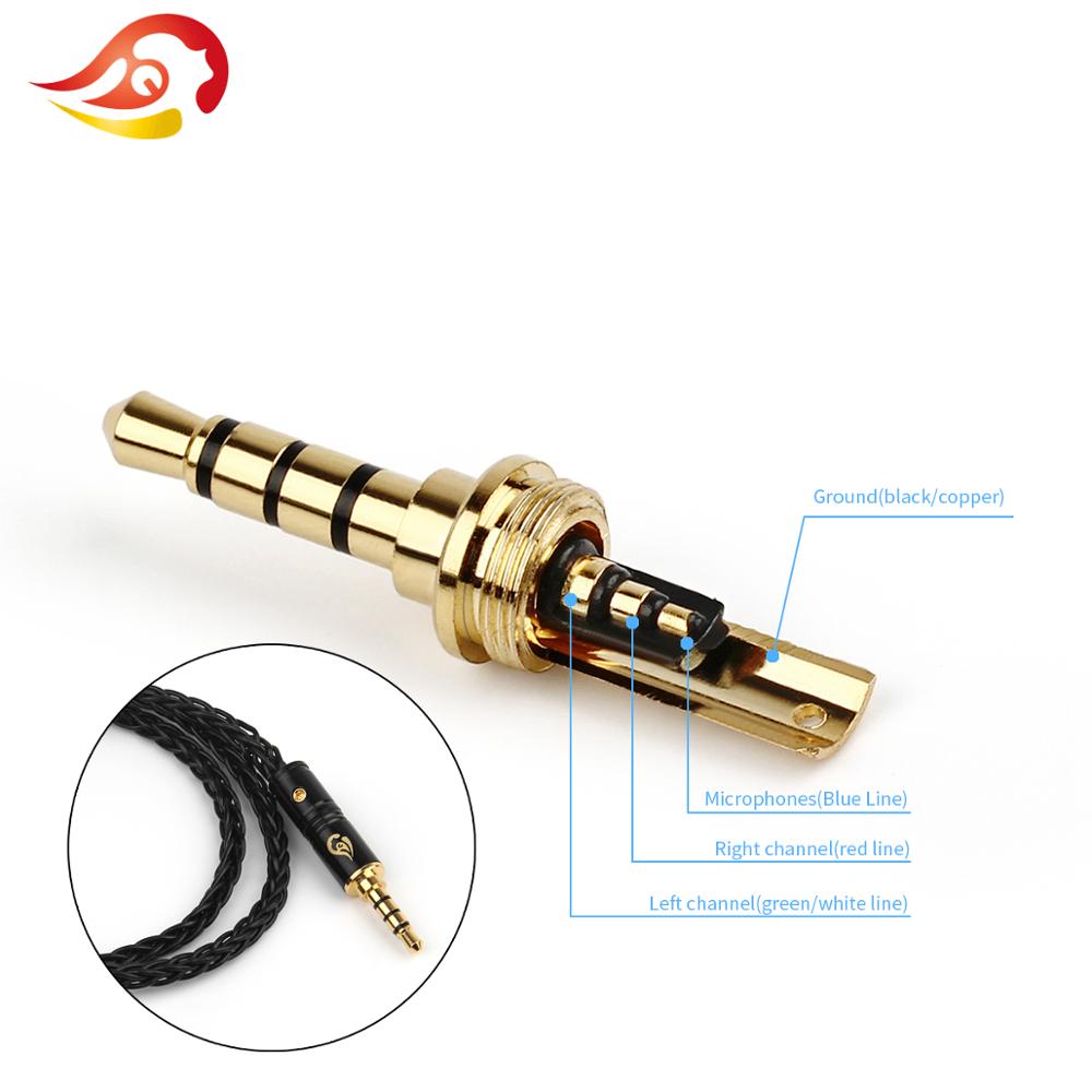 QYFANG 오디오 잭 3/4 극 스테레오 이어폰 플러 - Audiophile Headphone Wired 리뷰 및 가격