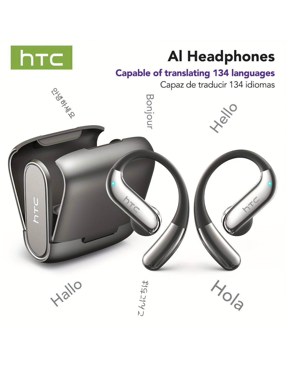 오픈 이어 블루투스 헤드폰 HTC 30시간 재생 무선  - Usb C Earphone 리뷰 및 가격